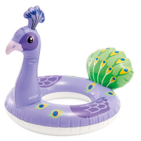 Kolut na napuhavanje Intex Big Animal Rings Ljubičasta
