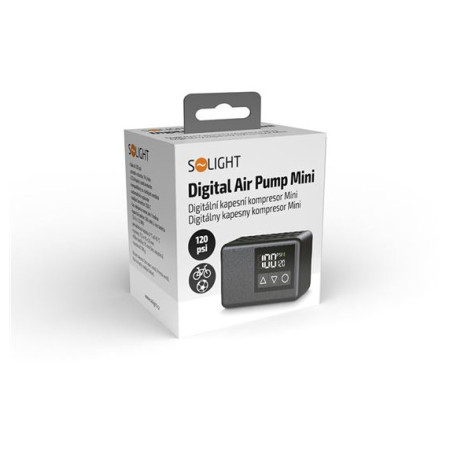 Kompresor Solight digitální kapesní kompresor mini