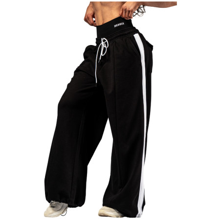 Ženske trenerke Nebbia Oversized sweatpants Power crna BLACK