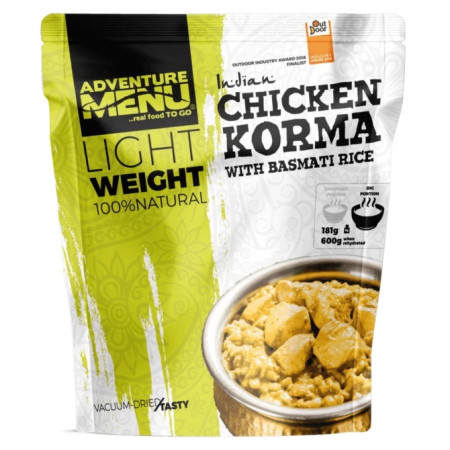 Dehidrirana hrana Adventure Menu Piletina Korma s basmati rižom 600 g