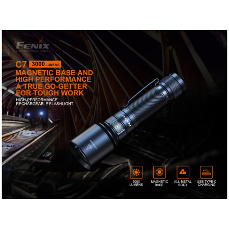 Baterijska lampa na punjenje Fenix C7