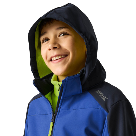 Dječja softshell jakna Regatta Haydenbury Navy/Olympian Blue