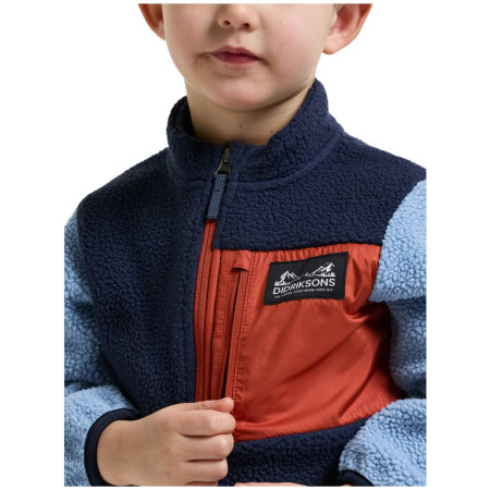 Dječja dukserica Didriksons Anten Kids Fullzip 2 Winter Blue