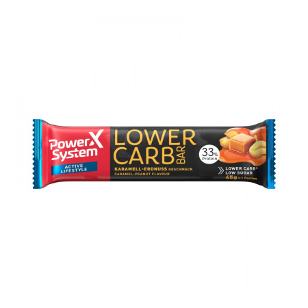 Čokoladica Indiana Jerky Power System Crunchy Bar 32% Peanutbutter with Crunchy Caramel 45g