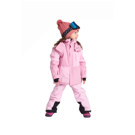 Dječje skijaške hlače Reima Proxima Grey Pink