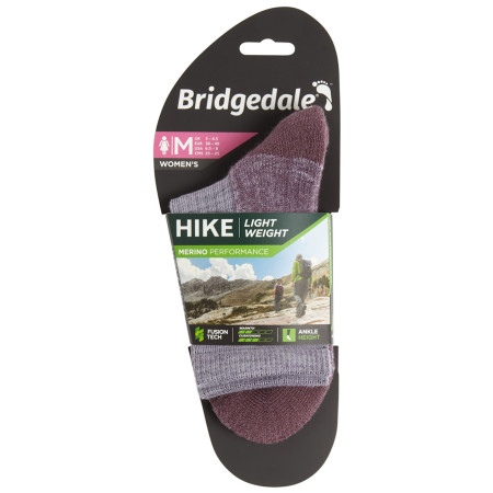 Ženske čarape Bridgedale Hike LW MP 3/4 Crew Women's