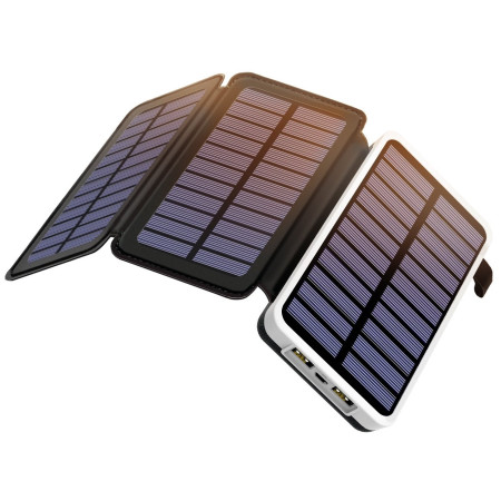 Solarna power banka OUTXE EP300 - 10000mAh crna/bijela