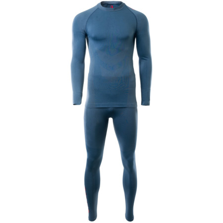 Muško termo rublje Hi-Tec Zareen set plava DarkDenim/CopelBlue