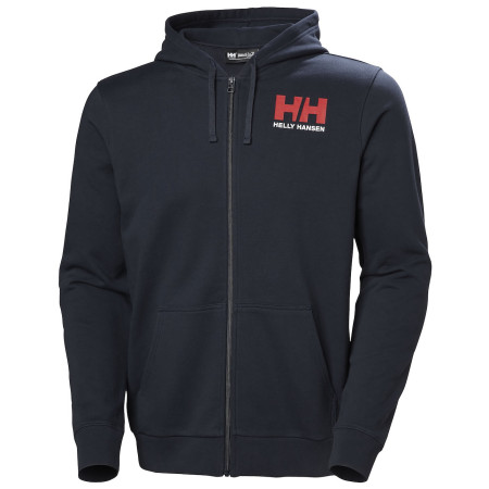 Muška dukserica Helly Hansen HH Logo Fz Hoodie tamno plava 597 Navy
