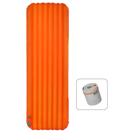 Podloga na napuhavanje Flextail TINY Sleeping Pad R05 AVS - Regular Long 196 cm narančasta Orange