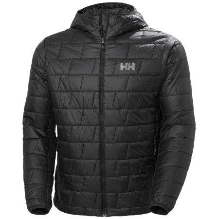 Muška jakna Helly Hansen Lifaloft Hooded Insulator crna 990 Black