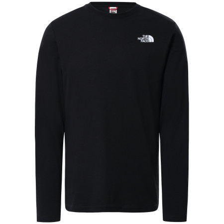 Muška majica The North Face Red Box Tee Long Sleeve crna/zelena Tnfblk/Thymbrshwdcamprint