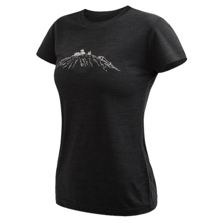Ženska funkcionalna majica Sensor Merino Cordura Peak crna černá