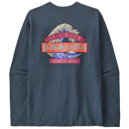 Muška majica Patagonia Long-Sleeved Great Waves Responsibili-Tee