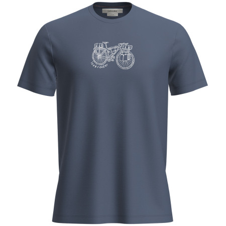Muške funkcionalne majice Icebreaker M Mer 150 Tech Lite SS Tee Adventure Rid plava Dawn
