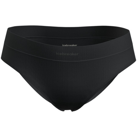 Ženske funkcionalne gaćice Icebreaker W Mer Rib Lotus Hipster crna Black