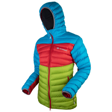 Ženska jakna od perja Sir Joseph Apris hooded Lady II tirkizna TurquoiseRedGreen