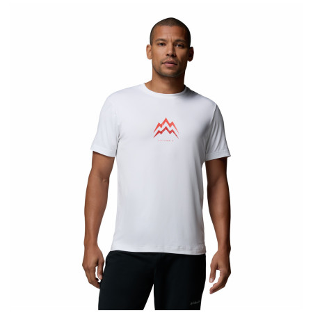 Muška majica Columbia Parsons Point™ SS Graphic Tee bijela White, Pointed Peaks