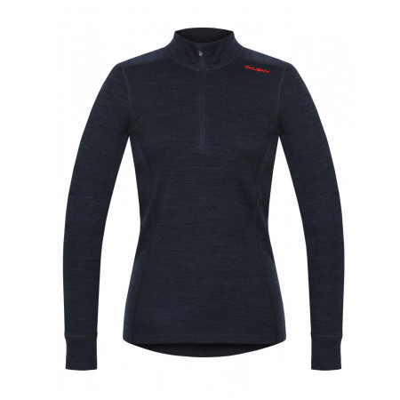 Ženska dukserica Husky Aron zip L crna/plava