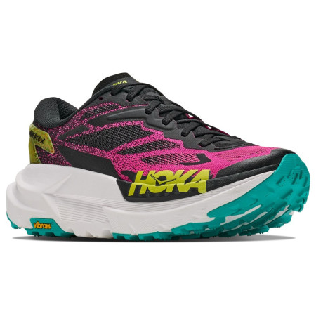 Ženske tenisice za trčanje Hoka Mafate X crna/ružičasta Black / Neon Dragonfruit