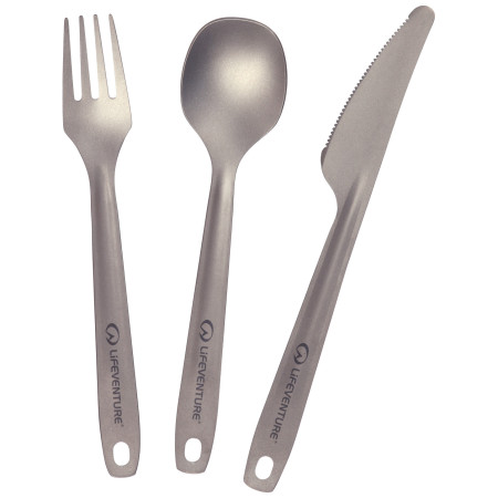 Pribor za jelo LifeVenture Superlight Titanium Cutlery Set