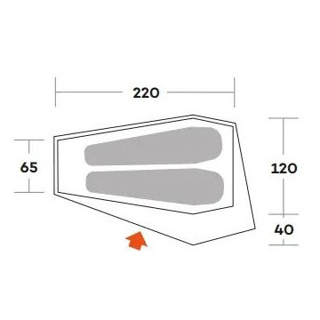 Turistički šator Ferrino Piuma 2