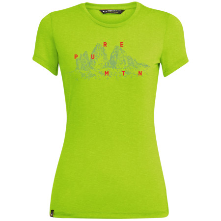 Ženska majica Salewa Graphic Dri-Rel W S/S Tee zelena TendershotMelange