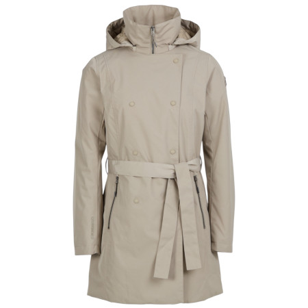 Ženska duga jakna Fundango Charlotte Trenchcoat bež cashmere