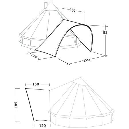 Dodatak šatoru Robens Front Porch