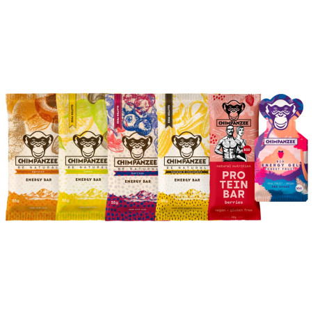 Sportska prehrana Chimpanzee Set energy + protein ovoce