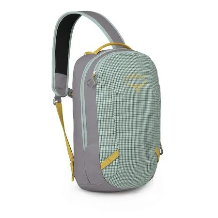 Gradski ruksak Osprey Transporter Sling zelena frosty mint/soundwave grey