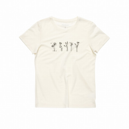 Ženska majica Devold Classic "Flowers" Tee Wmn