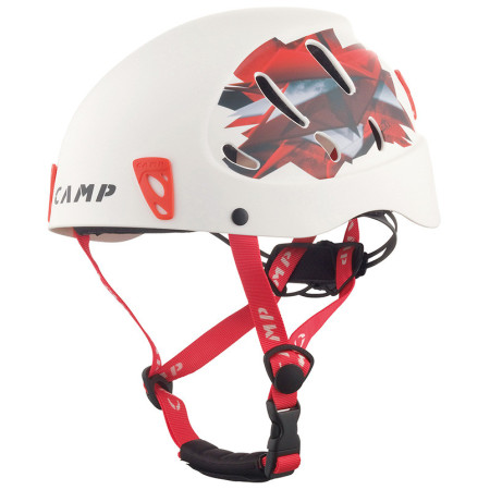 Kaciga Camp Armour 2019 bijela/crvena