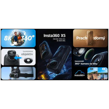 Kamera Insta360 X5