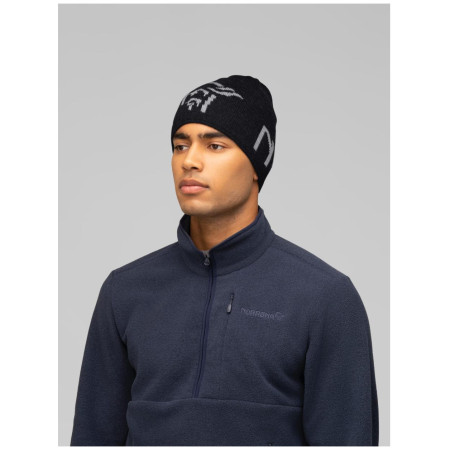 Kapa Norrona 29 mid merinoUll logo Beanie