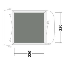 Tepisi za šator Outwell Cozy Carpet Daytona Air / Pine Hills