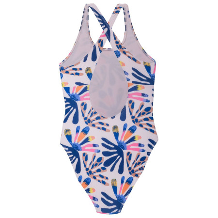 Dječji kupaći Aquawave Salava Jr - Summer Beige Flower Print