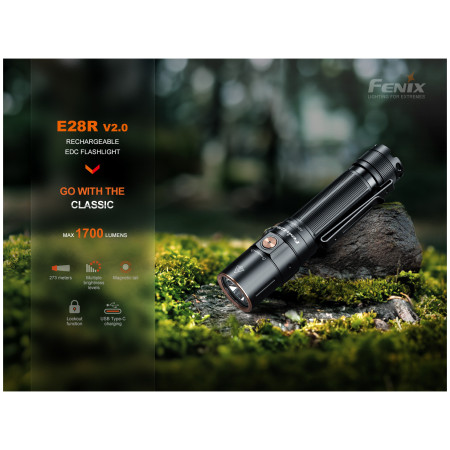 Baterijska lampa na punjenje Fenix E28R V2.0