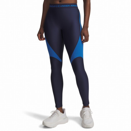 Ženske tajice Under Armour HG Rib Legging tamno plava Blue