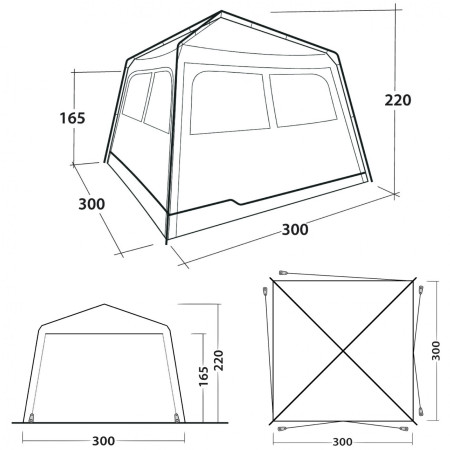 Šator Outwell Fastlane 300 Shelter