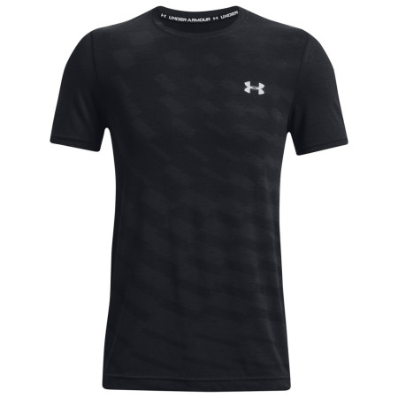 Muške funkcionalne majice Under Armour Seamless Radial SS crna