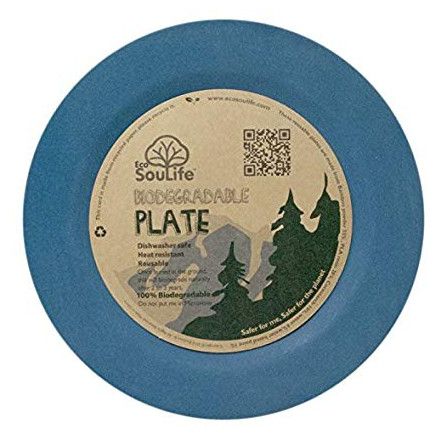 Tanjur EcoSouLife Side Plate plava Navy
