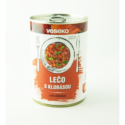 Glavno jelo VESEKO Lečo s klobásou