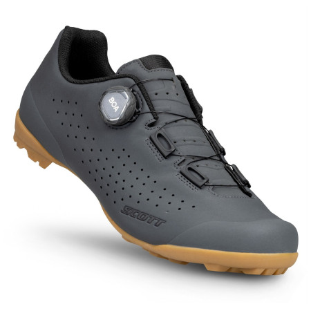Muške biciklističke cipele Scott Gravel Pro tamno siva matt grey/black