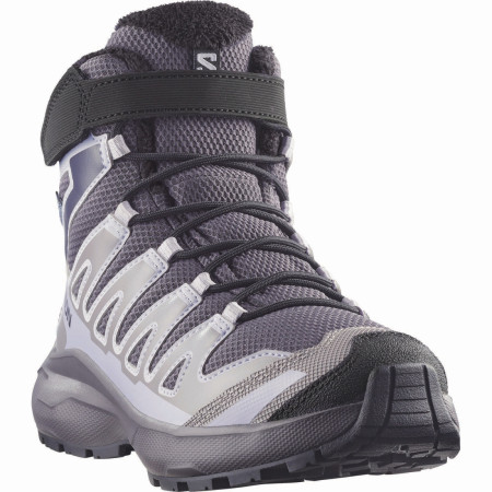 Dječja obuća Salomon Xa Pro Winter Wp J Nine Iron-Gull-Cosmic Sky