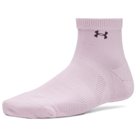 Ženske čarape Under Armour UA Women's Vanish 3pk Qtr ružičasta Mauve Pink / Titanium / Purple Echo