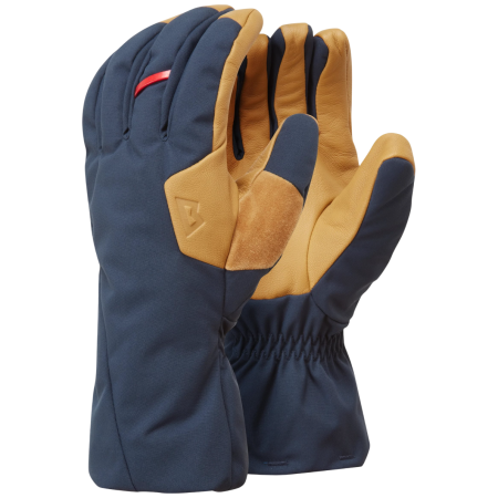 Muške rukavice Mountain Equipment Guide Glove smeđa / plava Cosmos/Tan