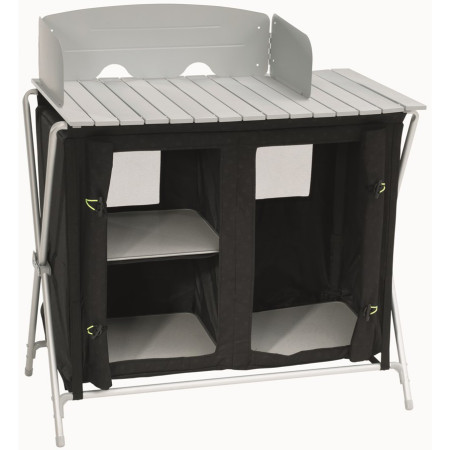 Kuhinja Outwell Sudbury Kitchen Table (2022) crna/srebrena