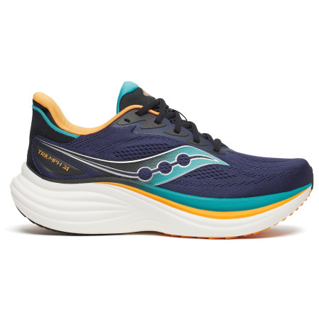 Muške tenisice za trčanje Saucony Triumph 24 plava/narančasta naval/tranquil