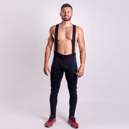 Muške biciklističke hlače Progress Giro Winter BIB PAD